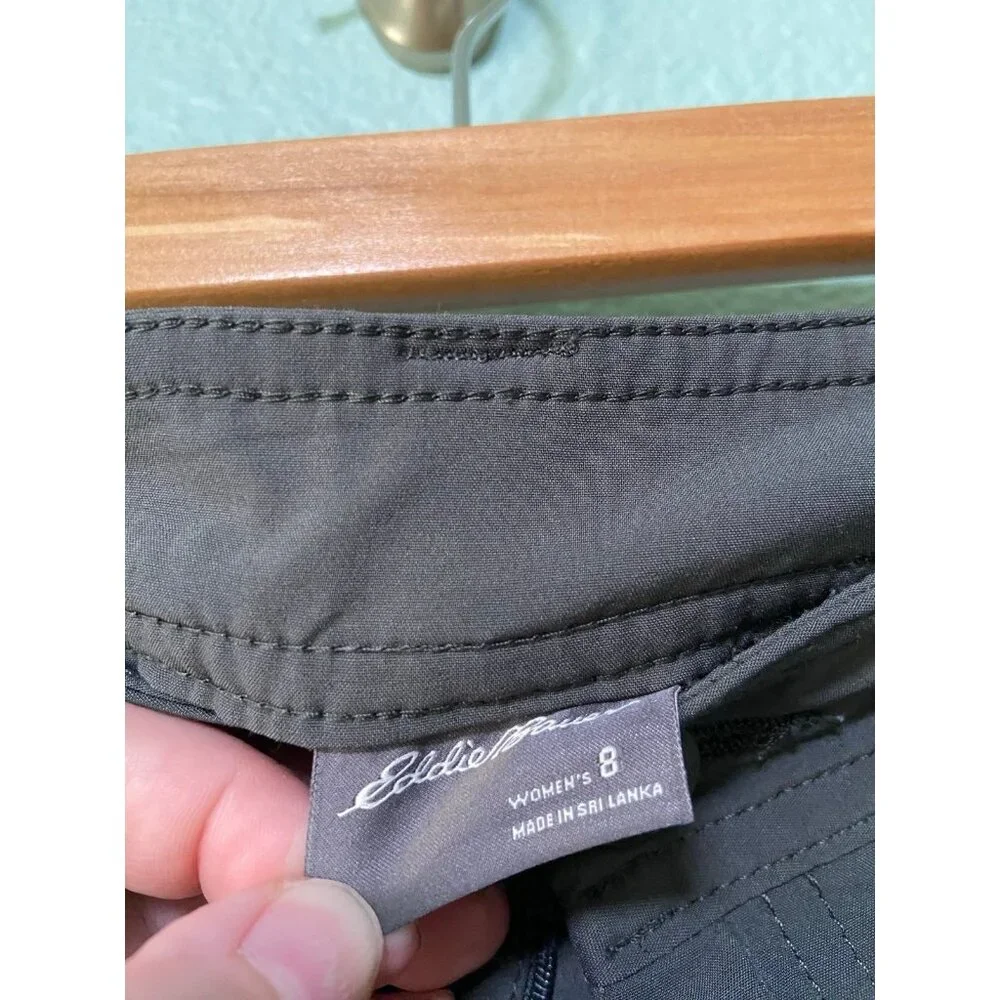 Eddie Bauer Women's Grey‎ Skort Short Outdoor Size 8